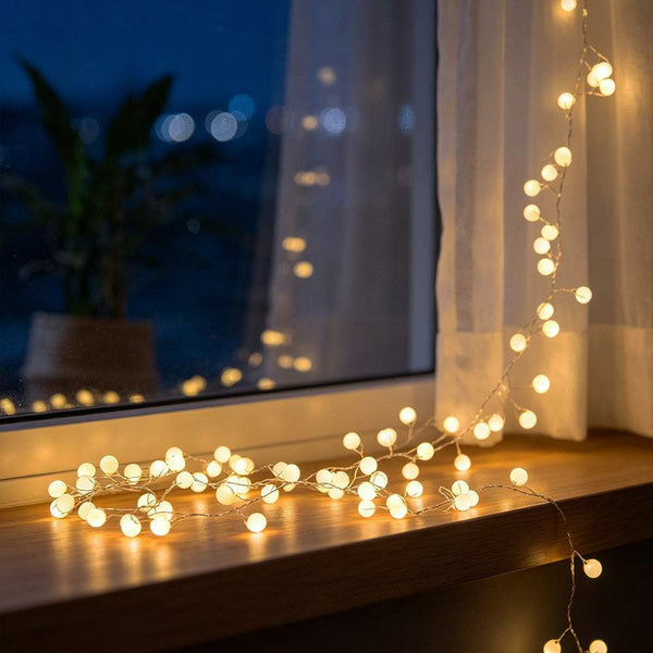 White Ball Fairy Lights