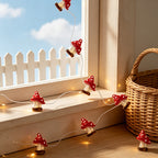Mushroom Fairy Lights 10ft 30 LED