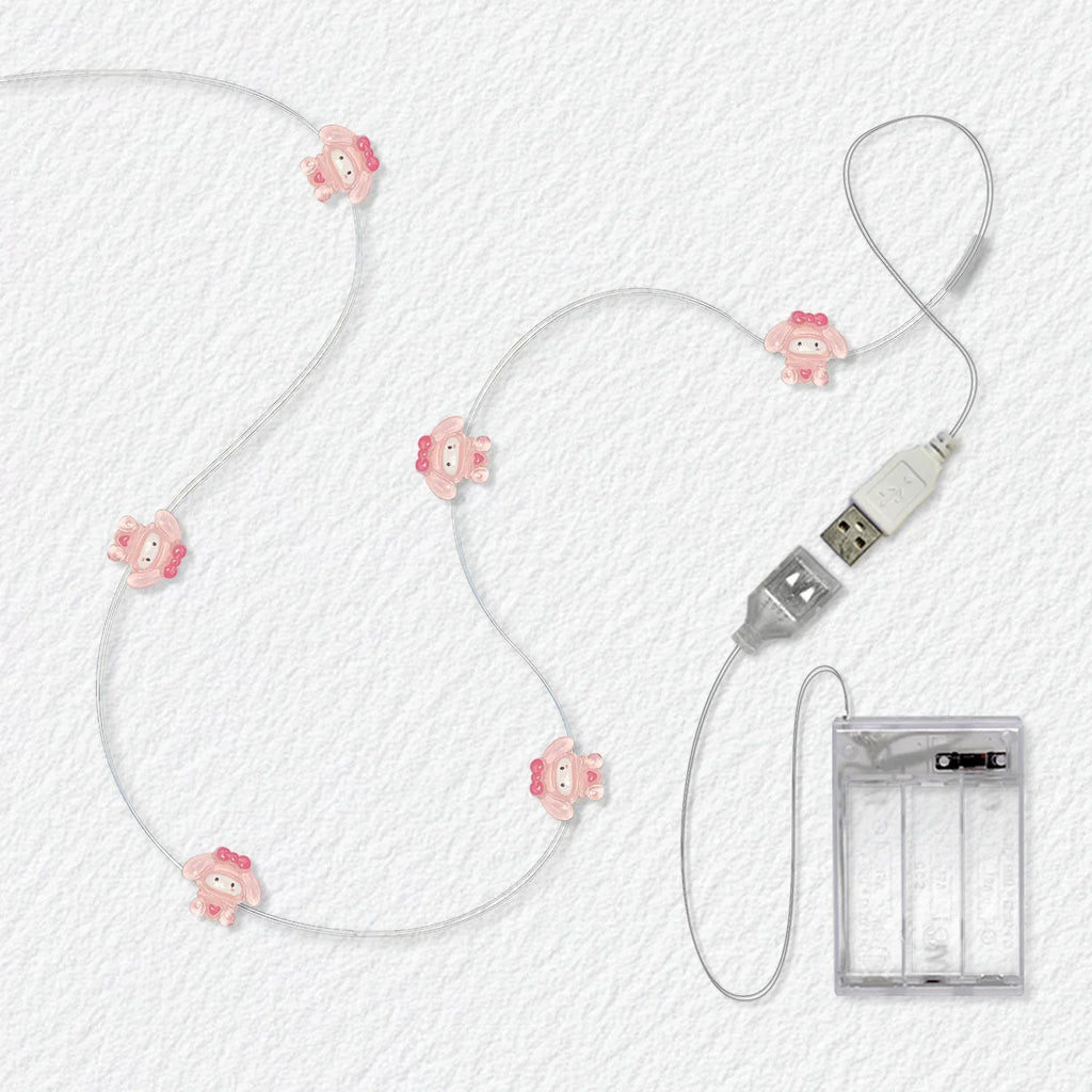 Bow Tie Heart Rabbit Fairy Lights - Jcfyoo Lights