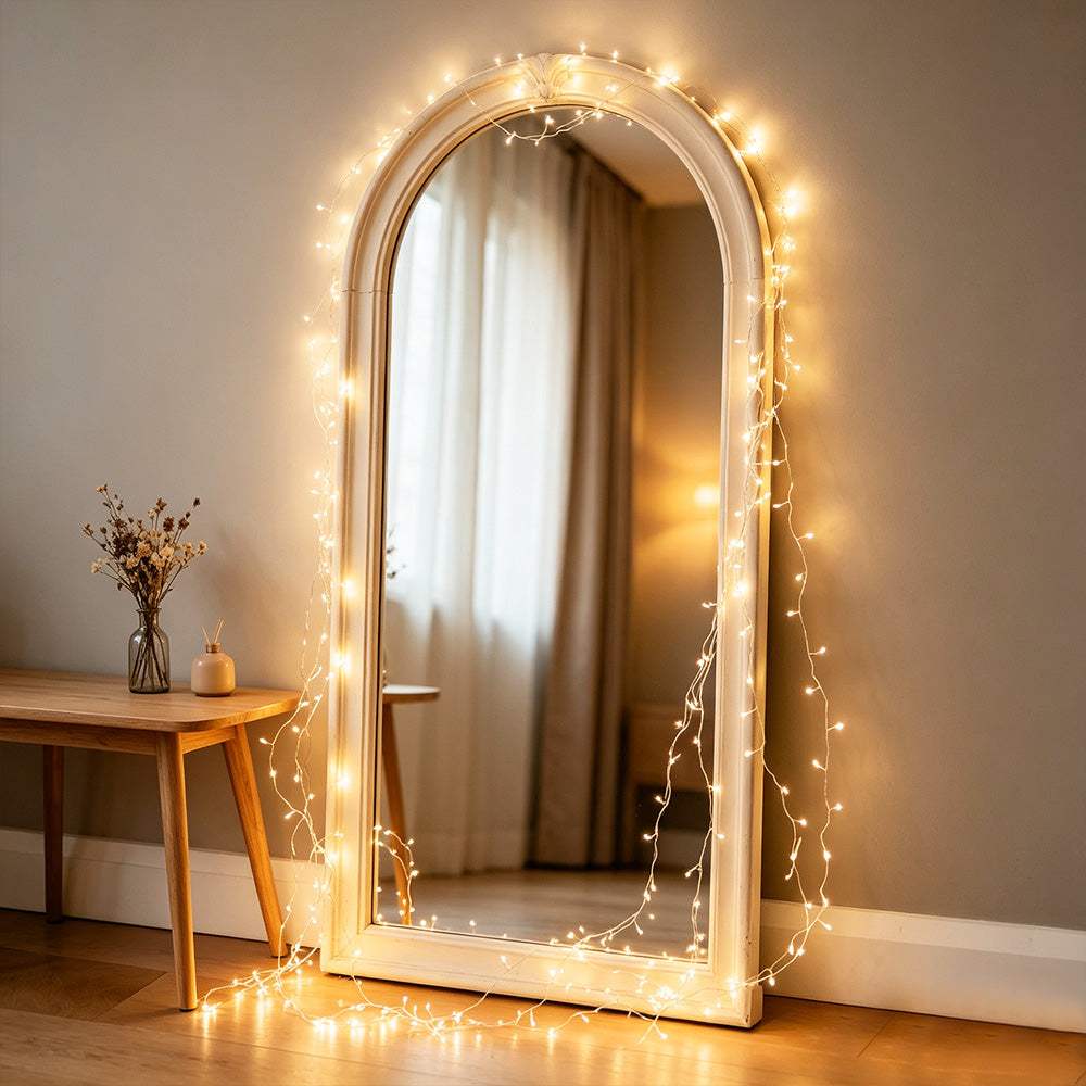 Silver Wire Firecracker Fairy Lights