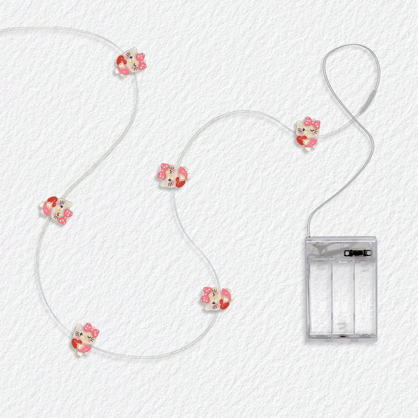 Heart Bow Tie Cat Fairy Lights - Jcfyoo Lights