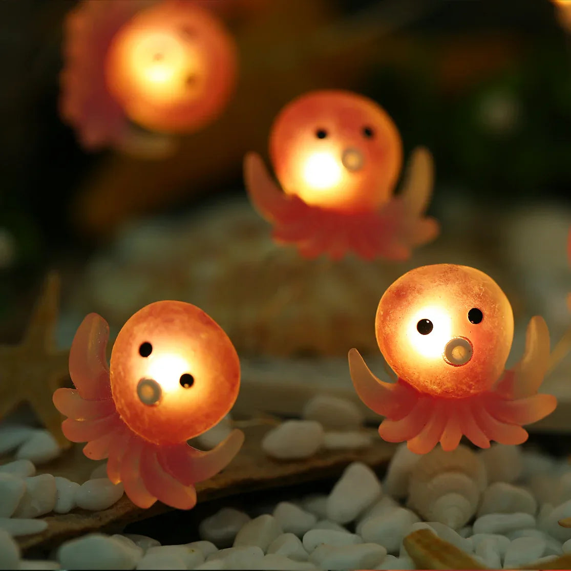 Octopus Fairy Lights - Battery Powered - Jcfyoo Lights