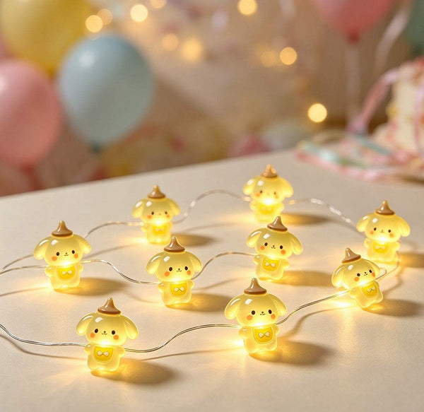 Pompom Pudding Dog Fairy Lights