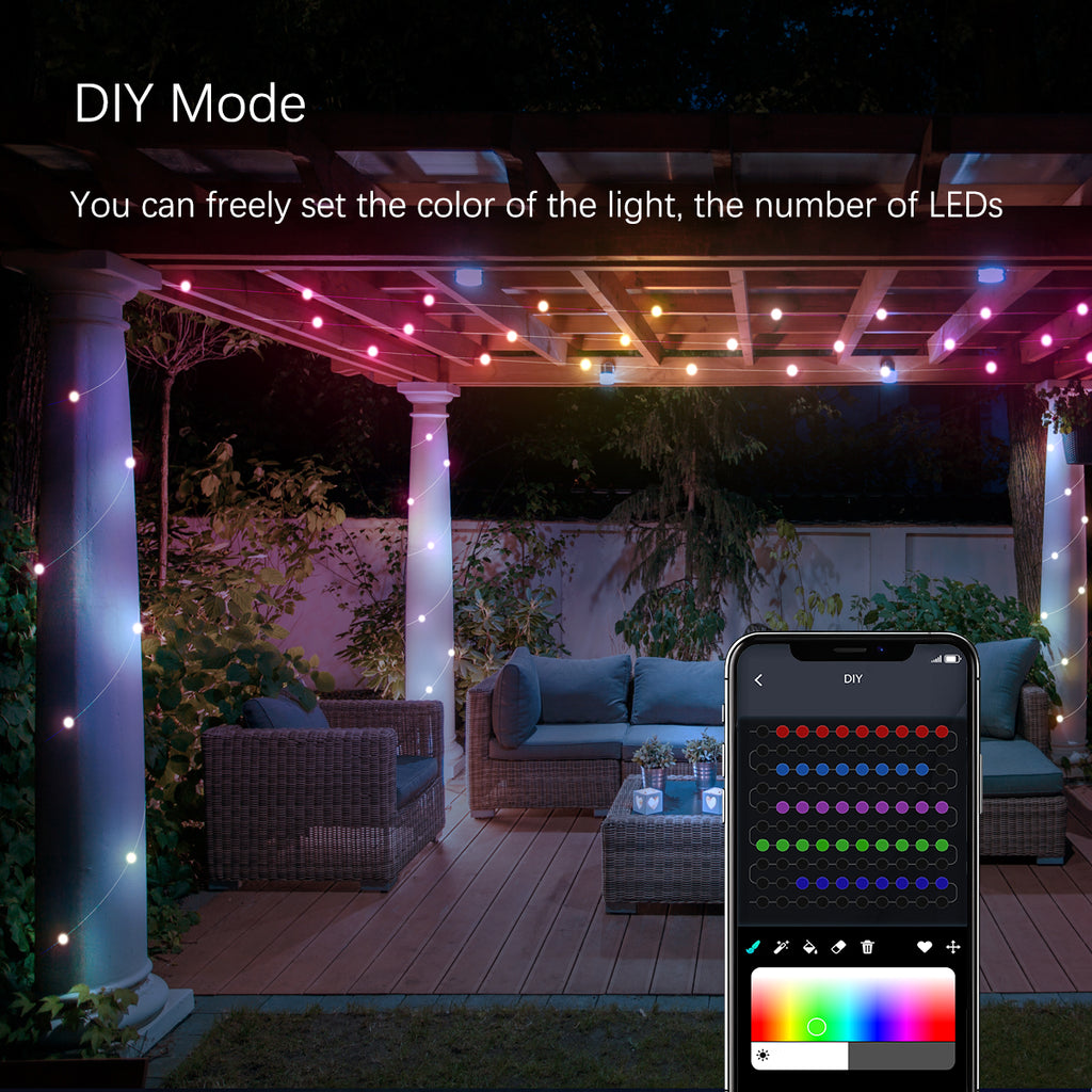 RGB Ball String Lights
