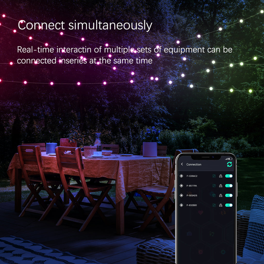 RGB Ball String Lights