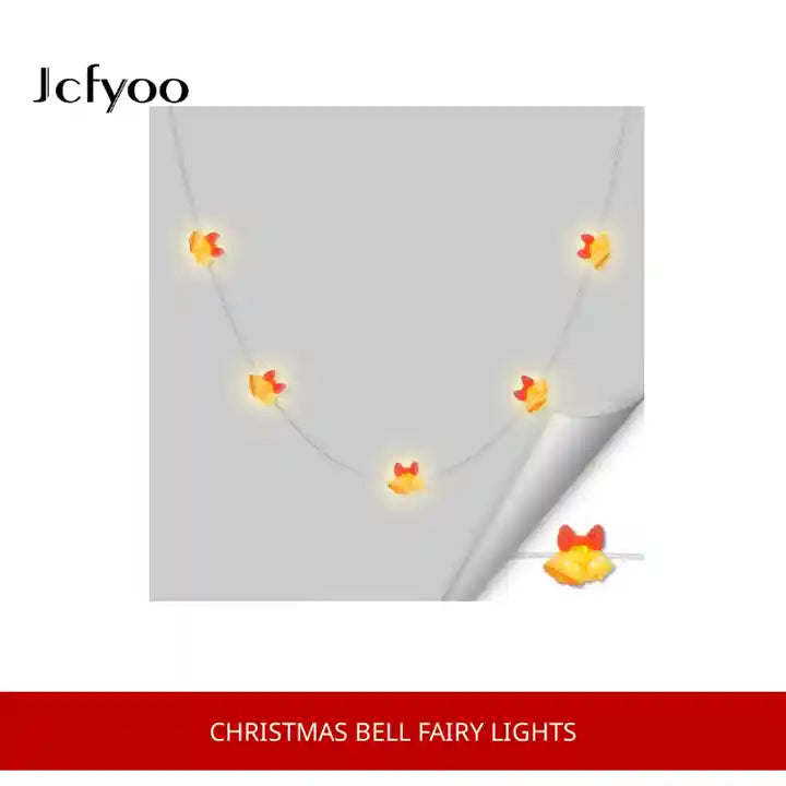 Christmas Bell Fairy Lights by@Outfy