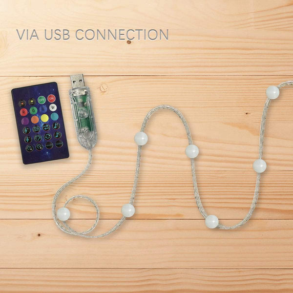 RGB Globe String Lights with Remote & App Control