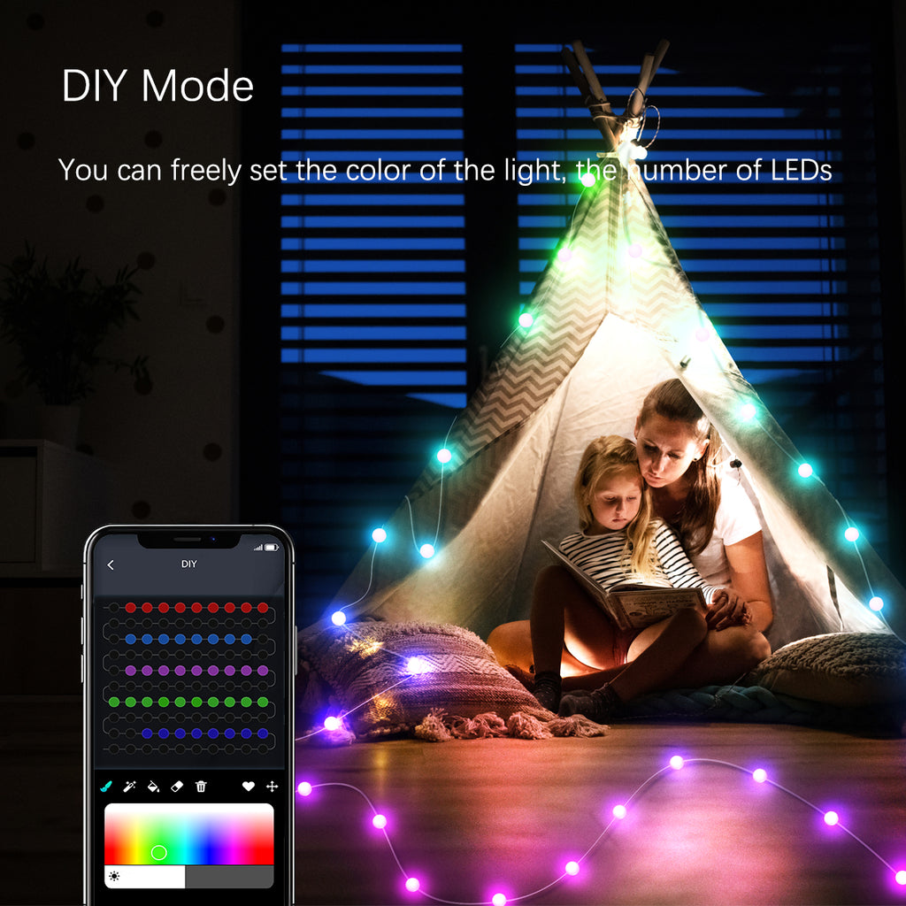 RGB Pearl String Lights