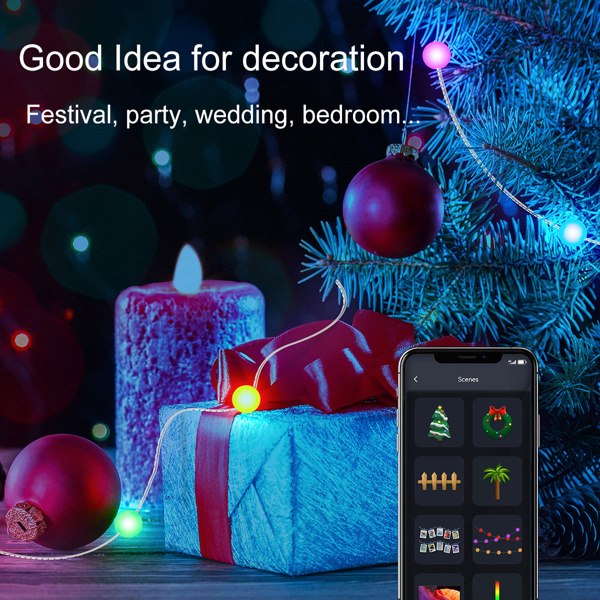 RGB Pearl String Lights