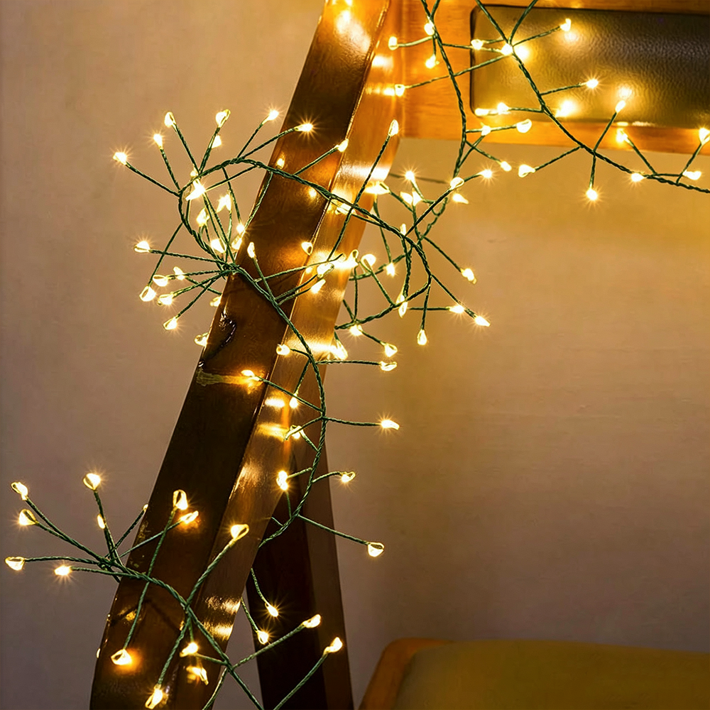 Green Wire Firecracker Fairy Lights